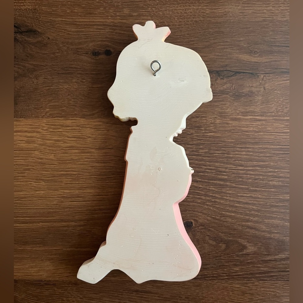 Vintage 90s Pink Praying Child Wall Decor ✨🙏 - Picture 2 of 2